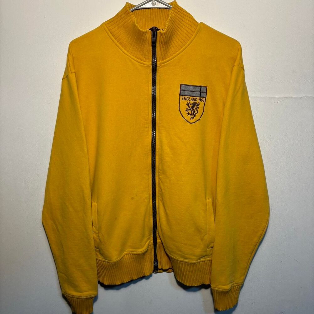 Early 2000s Ralph England Knitted Zip Up Sweatshirt